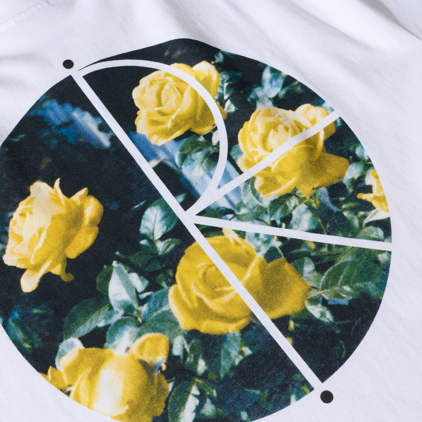 Polar Skate Co Fill Logo Märtas Roses Tee White