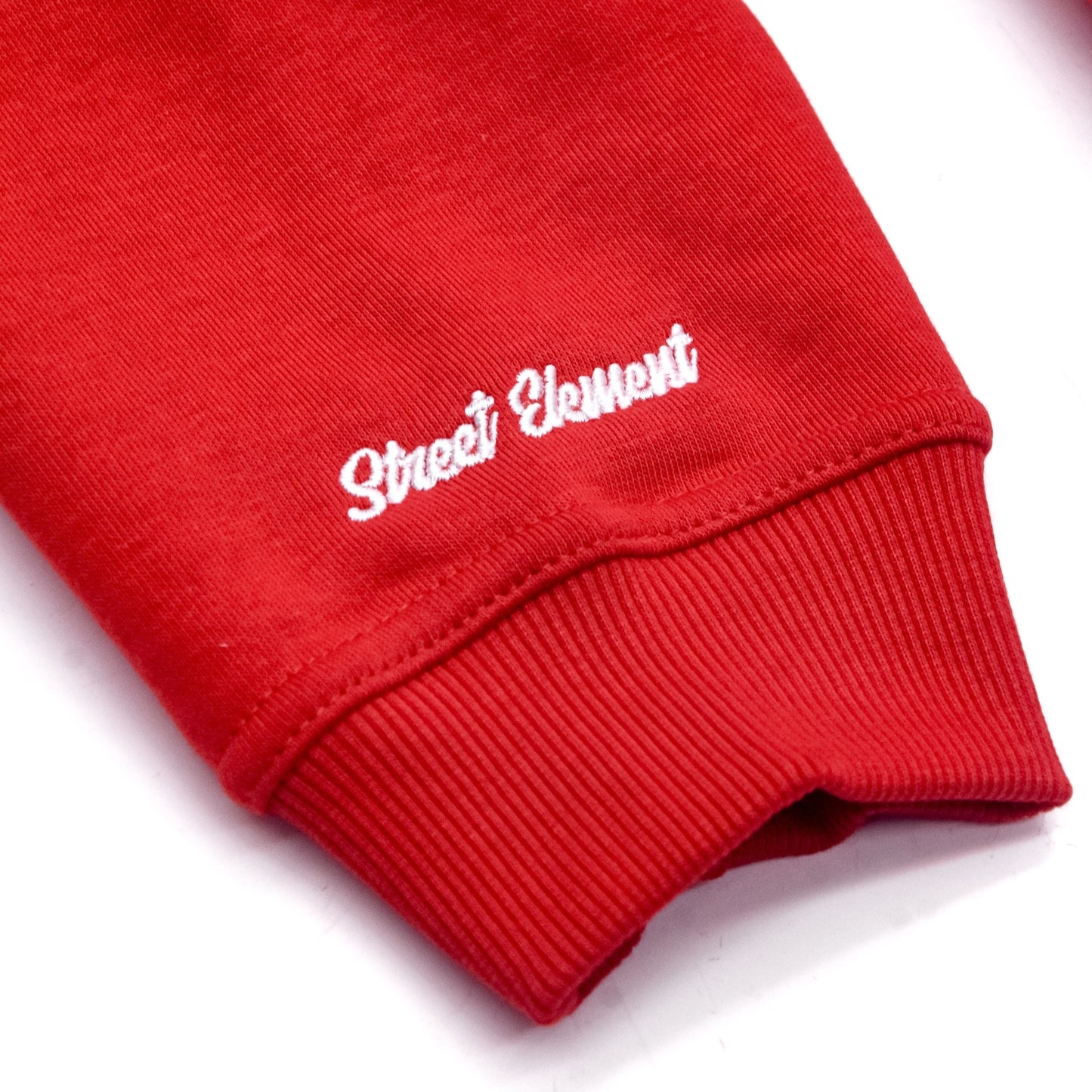Baseball Logo Crewneck Red - Southend Apparel