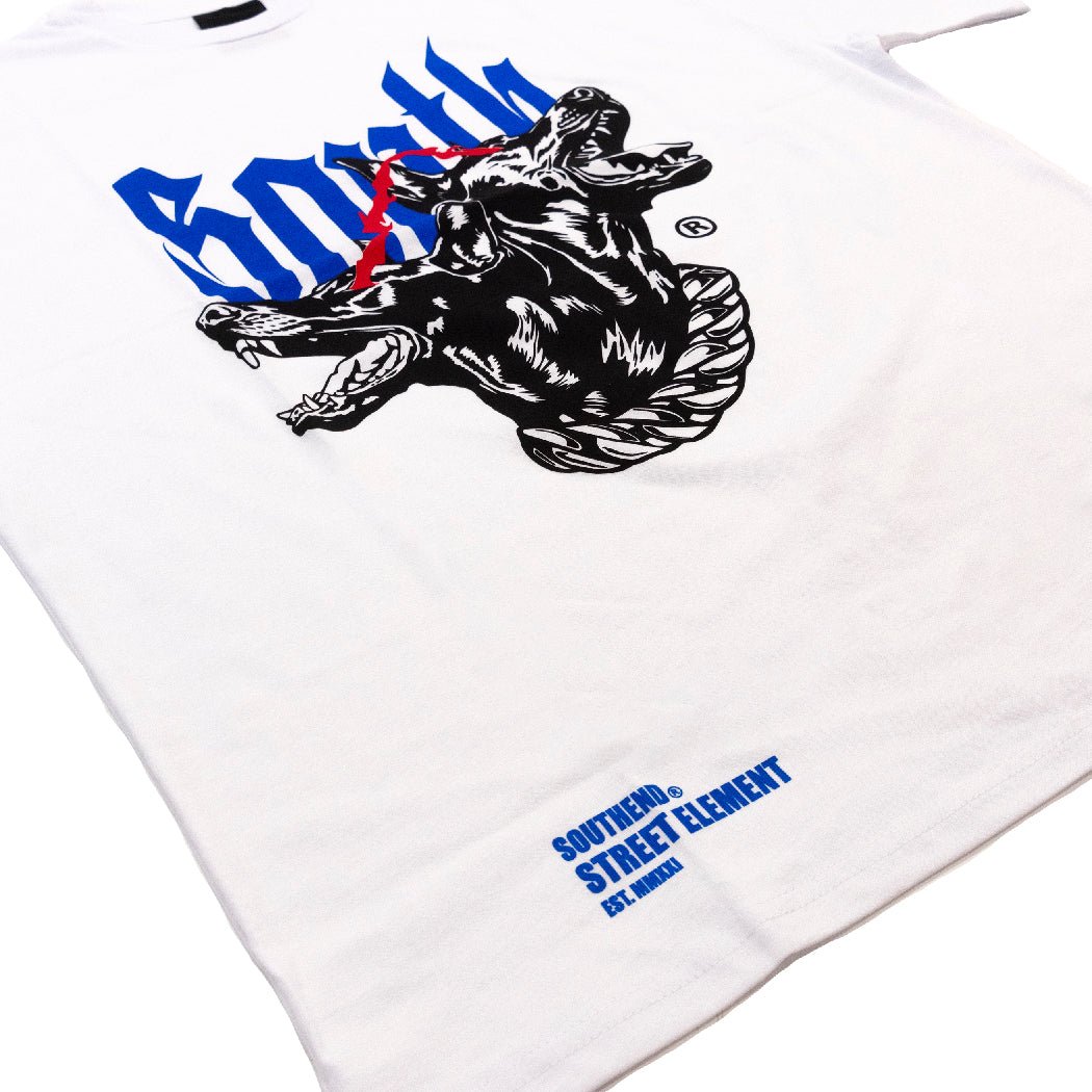 "Dogs Out" White T - shirt - Southend Apparel