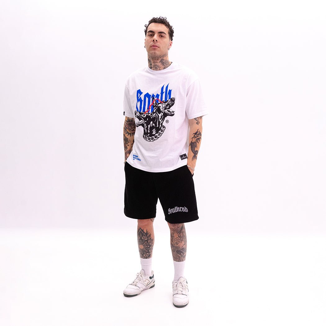 "Dogs Out" White T - shirt - Southend Apparel