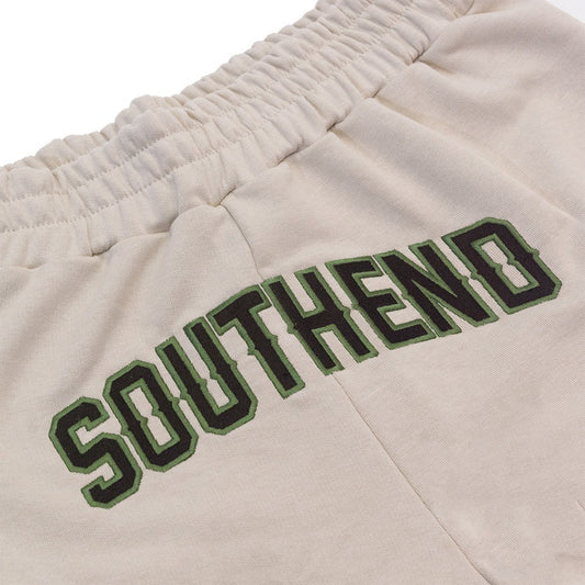 "Southend" Beige Premium Shorts - Southend Apparel