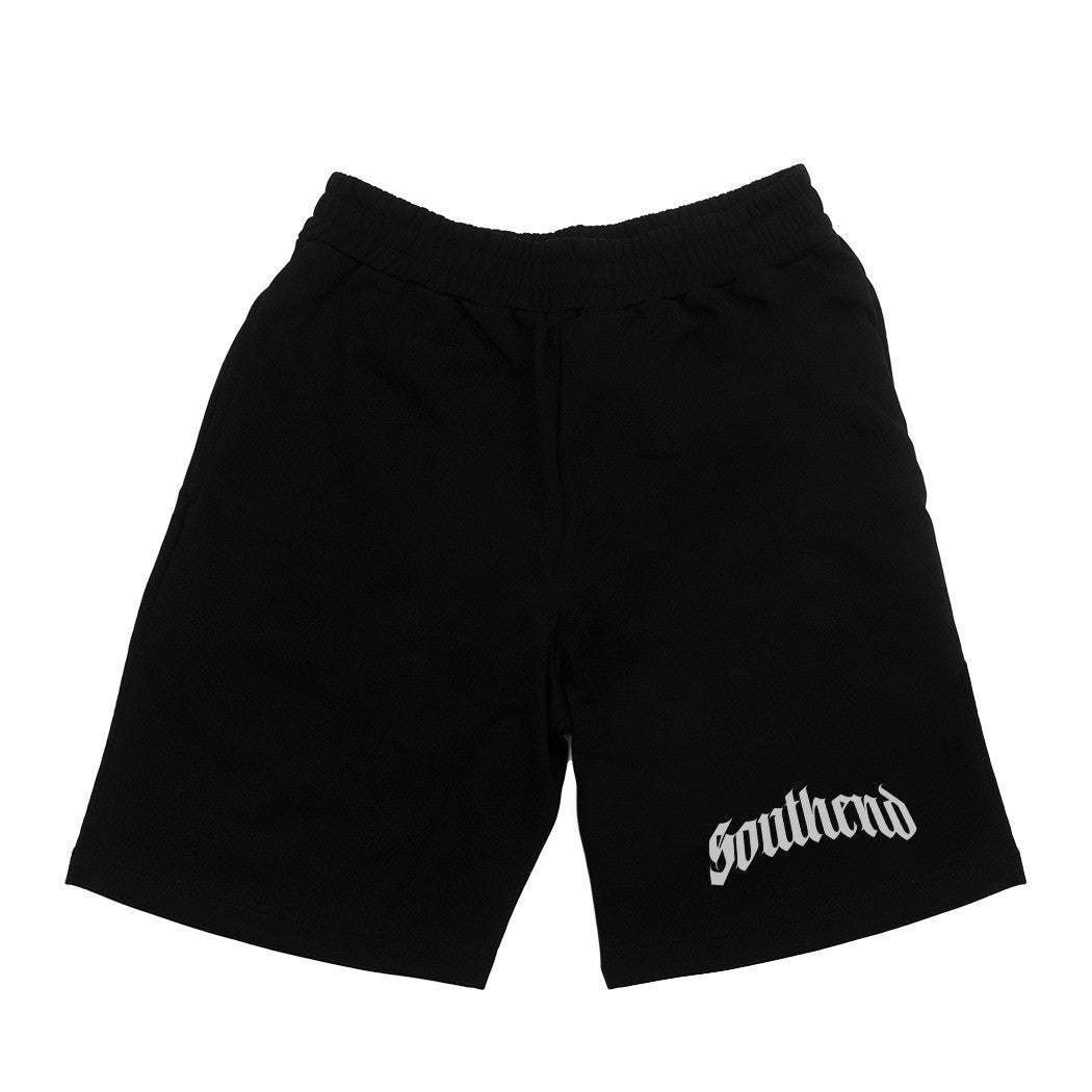 "Southend" OG Logo Black Premium Shorts - Southend Apparel