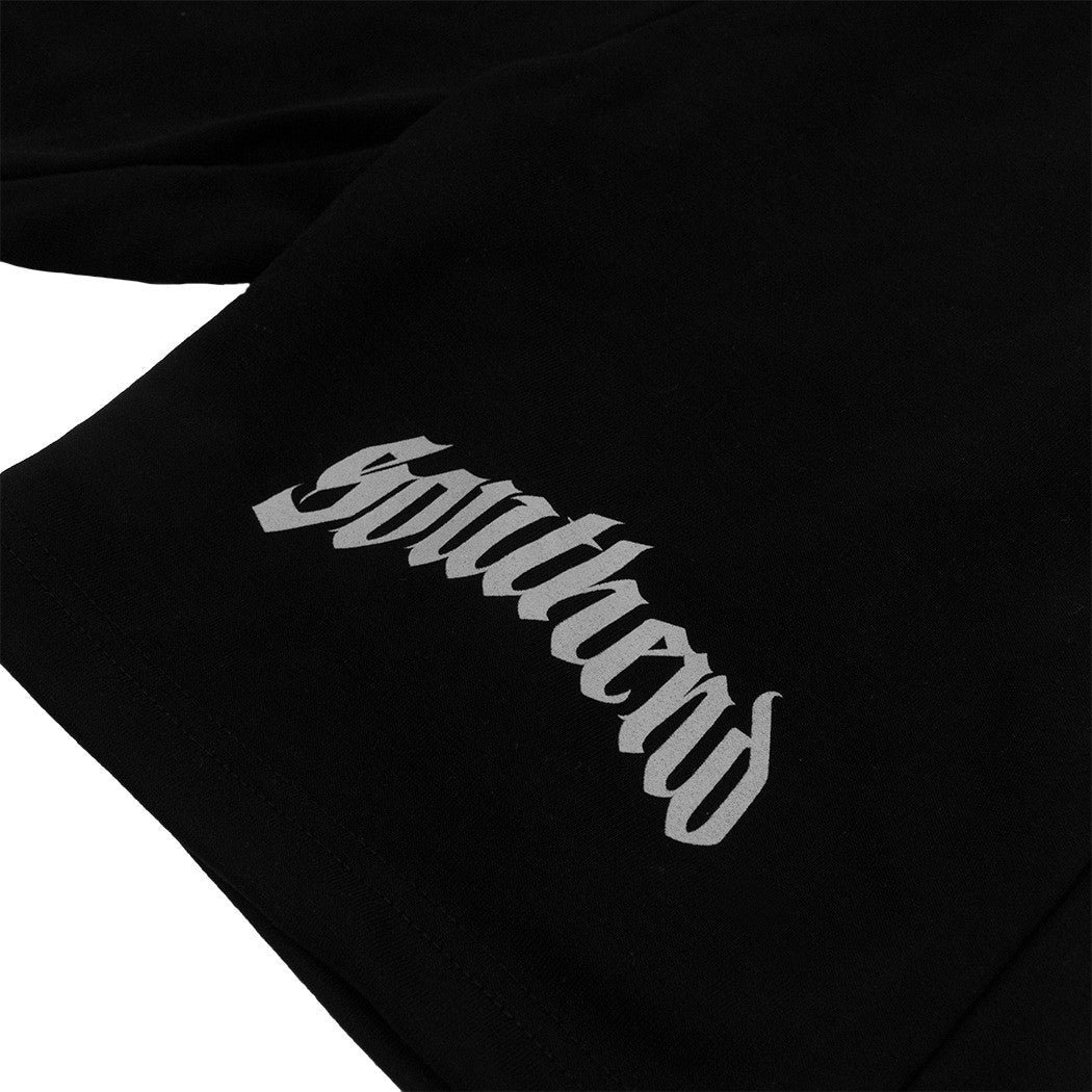 "Southend" OG Logo Black Premium Shorts - Southend Apparel
