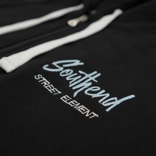 Southend "Street Element" Zip Hoodie Black - Southend Apparel