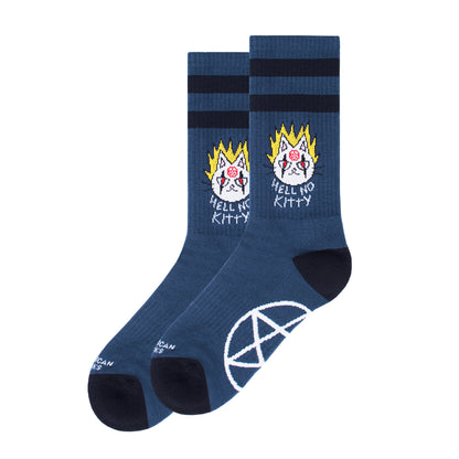 American Socks Hell no kitty Mid High