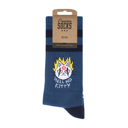 American Socks Hell no kitty Mid High