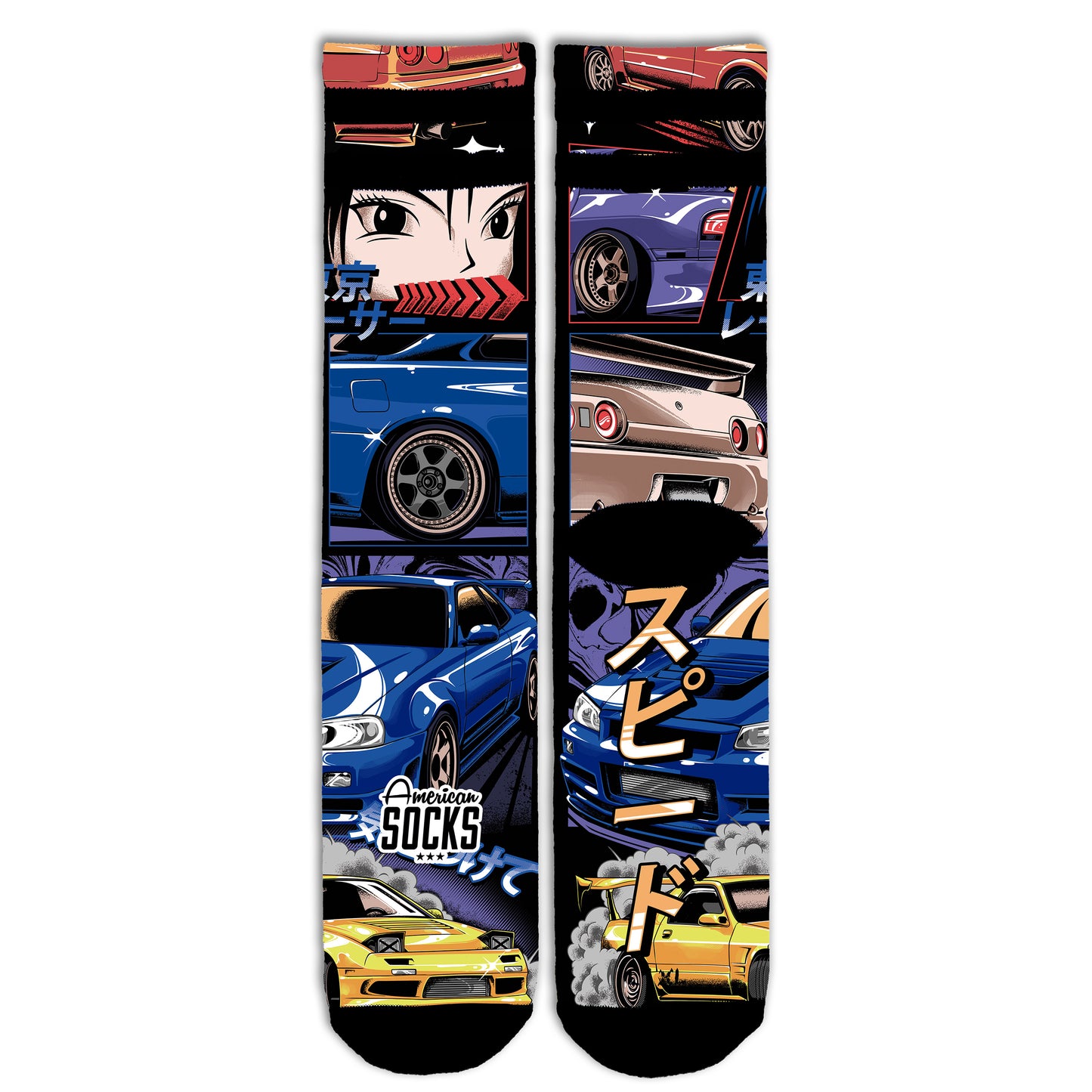 American Socks Tokyo Drift Mid High
