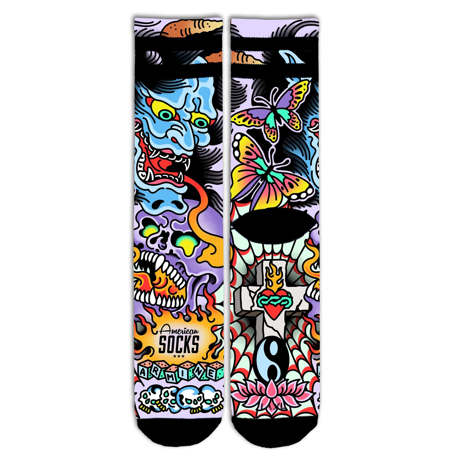 American Socks Signature Hannya Mid High
