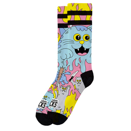 American Socks Killer Kitties Mid High