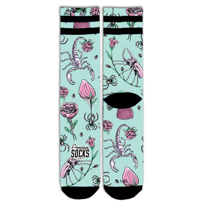 American Socks Venom Garden Mid High