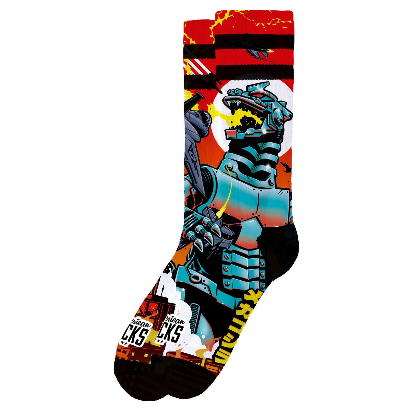 American Socks Mechagodzilla Mid High