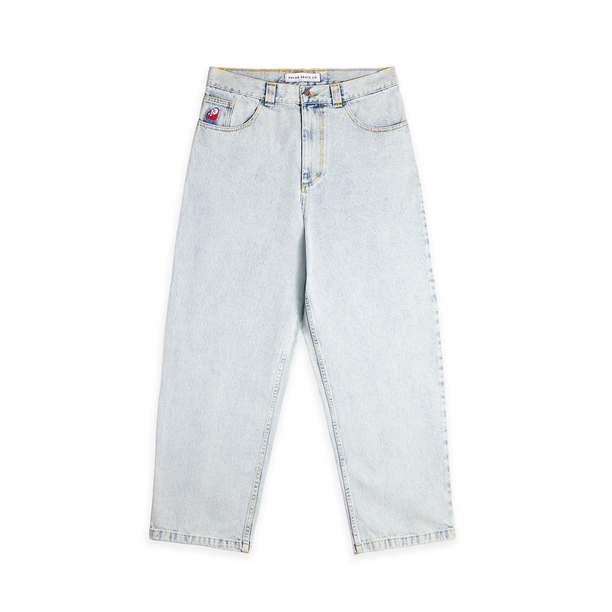 Polar Skate Co Big Boy Jeans OG LOGO Light Blue