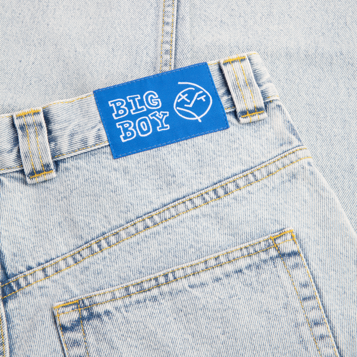 Polar Skate Co Big Boy Jeans OG LOGO Light Blue