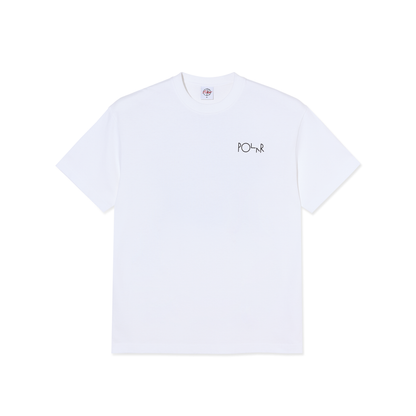 Polar Skate Co Fill Logo Märtas Roses Tee White