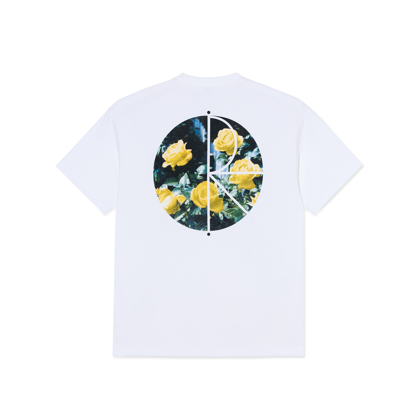 Polar Skate Co Fill Logo Märtas Roses Tee White