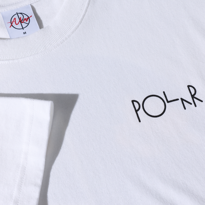 Polar Skate Co Fill Logo Märtas Roses Tee White