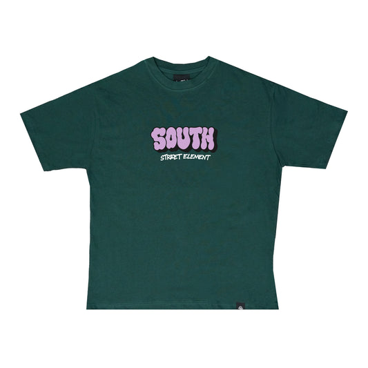 South Throw-UP Green T-shirt