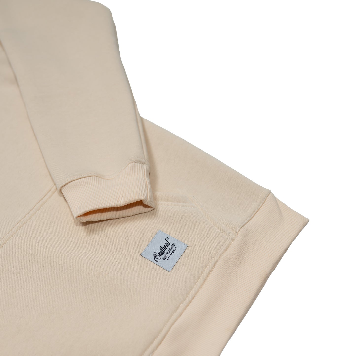 Beige “South” Logo Hoodie
