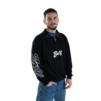 Black South Star Half Zip