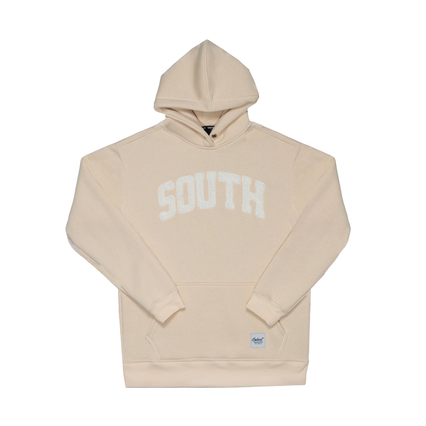 Beige “South” Logo Hoodie