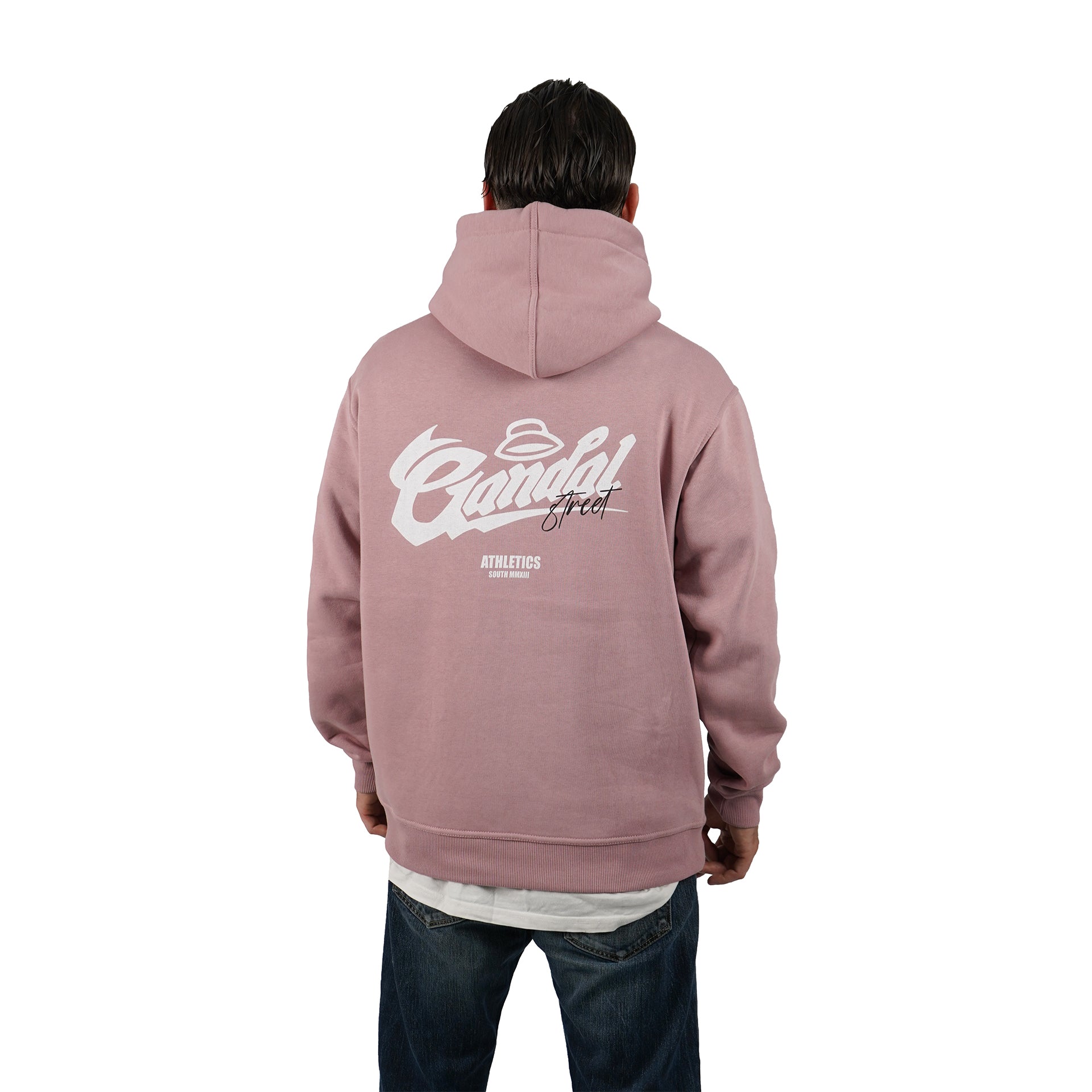 Dusty Rose "Vandal Athletics" Hoodie - Southend Apparel