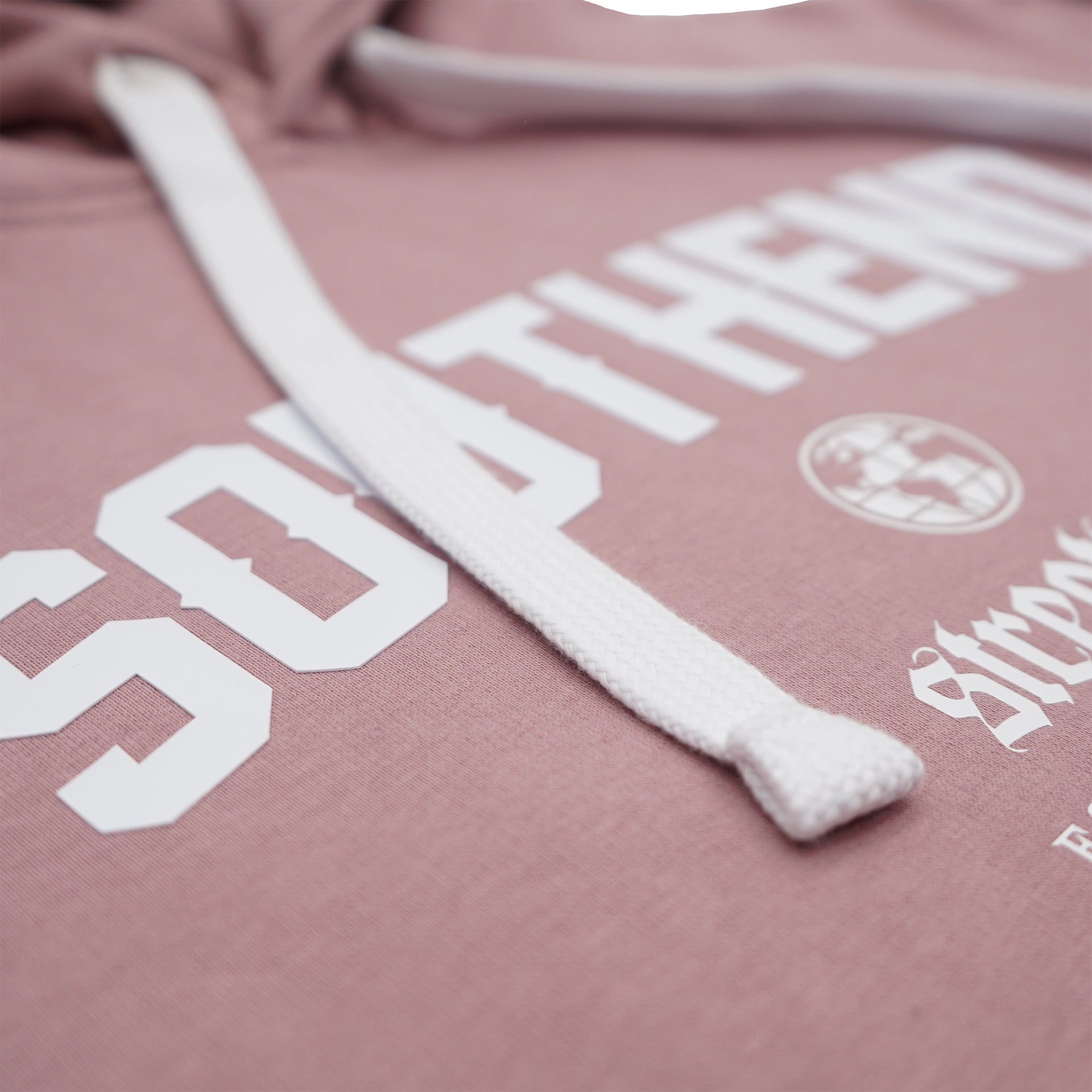 Dusty Rose "Vandal Athletics" Hoodie - Southend Apparel