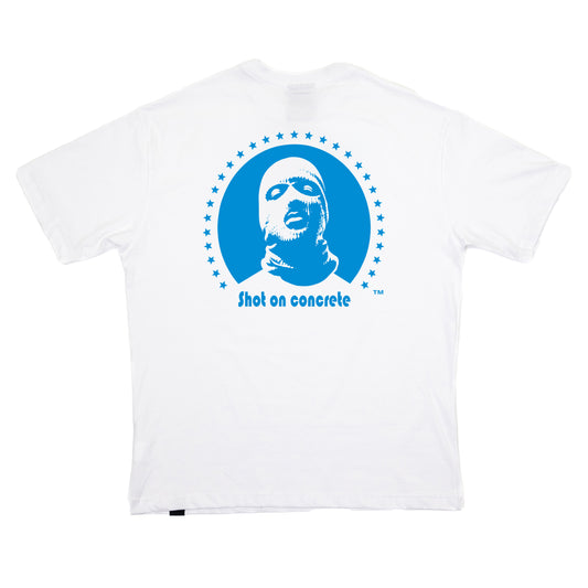 Shot on Concrete White T-shirt