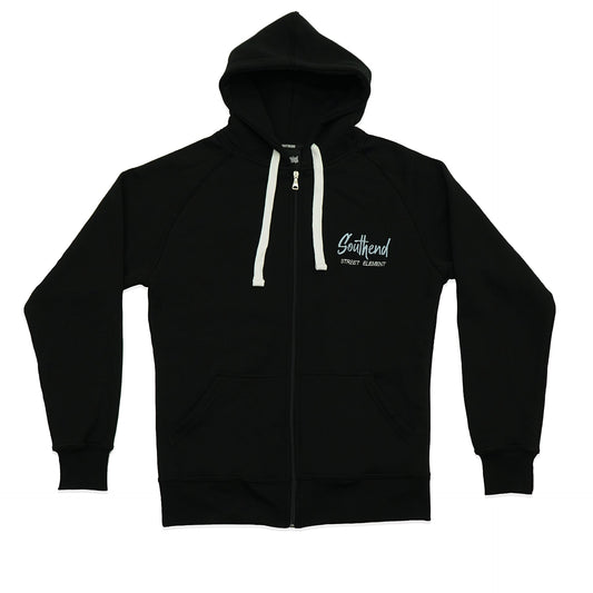 Southend "Street Element" Zip Hoodie Black - Southend Apparel