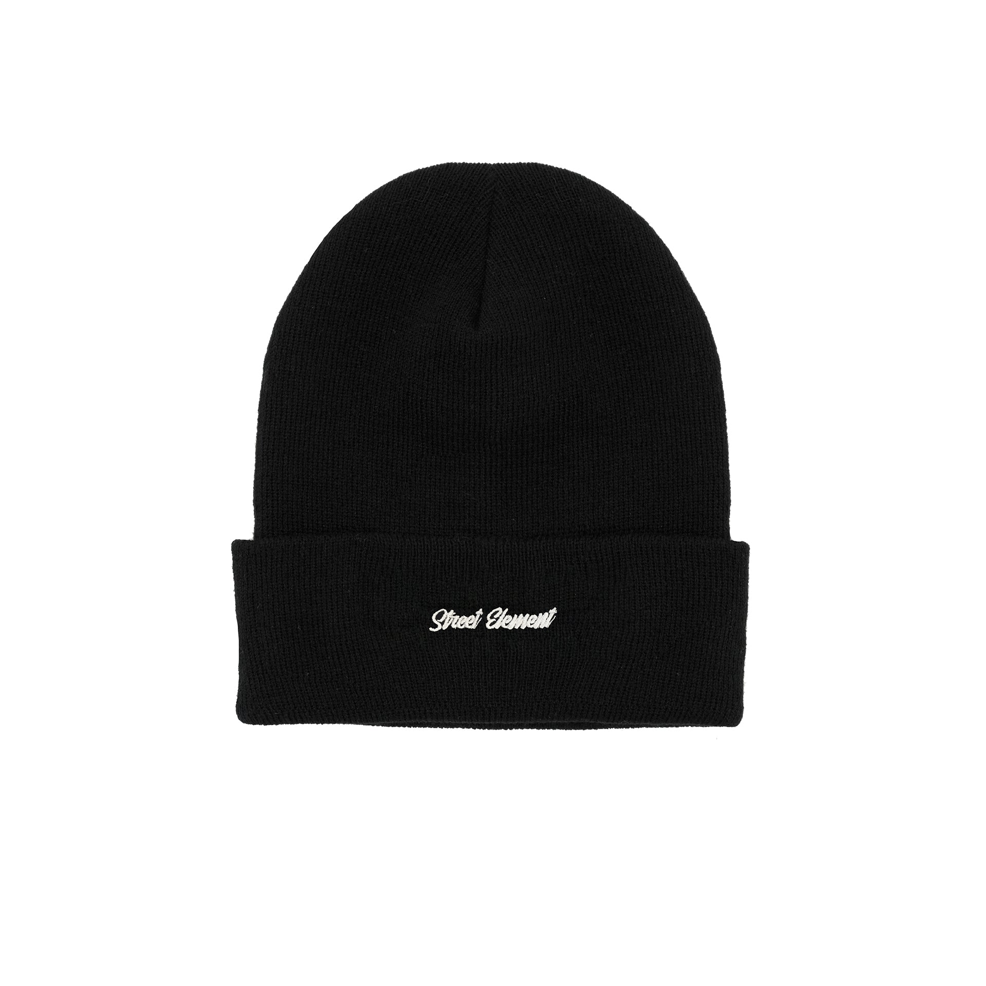 Street Element Beanie Black - Southend Apparel